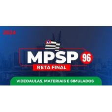 MP SP 96 - Promotor - Reta Final (MEGE 2024) Promotor Ministério Público de São Paulo MP SP 96 - Promotor - Reta Final (MEGE 2024) Promotor Ministério Público de São Paulo
